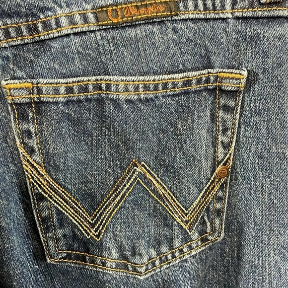 Wrangler Vintage Cash Western Cowgirl Cut Ultimate Riding Jeans 9/10 x 32 - Picture 8 of 16